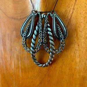 Unique Sterling Gypsy Boho Pendant